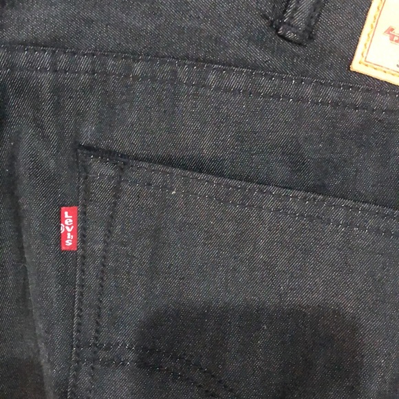 Men’s Levi’s Original 501 Button Fly Black Jeans W40 X L30 - Picture 5 of 10